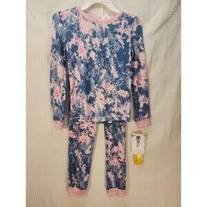 Saint Eve Pajama Set Girls Size 8 Tie Dye Long Sleeve Lightweight Loungewear